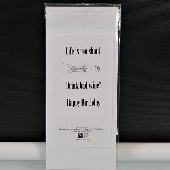 Life Is Too Short To Drink Bad Wine Happy Birthday - Picture 2 of 4